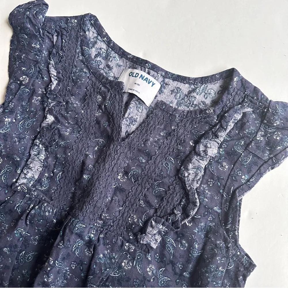 Old Navy Flutter-Sleeve Paisley Top